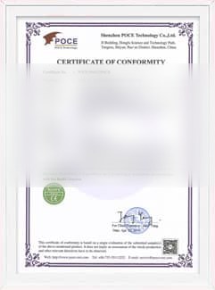 Certificate of Conformity