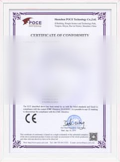 CE / GS certificate