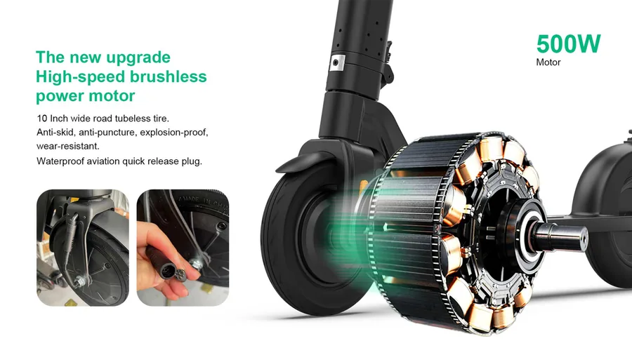 D01 500W high-speed brushless front-drive motor